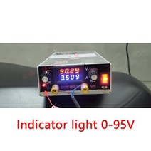인산철 배터리 시동 충전기 가변 납산 삼원 리튬 가정용 기기 수리 정전류 및 정전압 S35027, [03] Indicator light0-95V, [03] UK