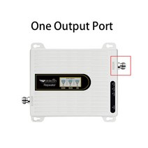 중계기900 1800 핸드폰 신호 부스터 GSM LTE WCDMA 트라이 밴드 70dB 게인 LCD 디스플레이 리피터 2G 3G 4, 01 One output