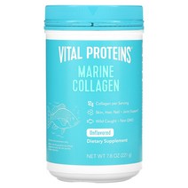 Vital Proteins 바이탈 프로틴스 해양 콜라겐 자연산 무맛 221g 78oz