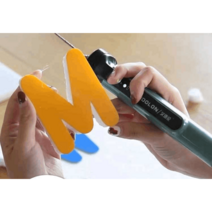 스펀지 커팅기 전기 가열 칼 나이프 스티로폼 조각기, 15cm직선펜촉세트