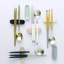 cocooning Royal Sweety 수저세트 명품 고급 골드커트러리 10color, 티포크, 블랙