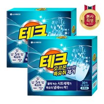 LG생활건강 테크 호르몬 특유취 녹는 시트 30매 프레쉬 x 2개, 단일옵션