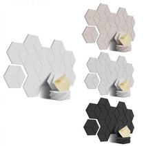 흡음판 천장 방음 방방음 처리용 팩 어쿠스틱 폼 자체 접착 패널, GRAY