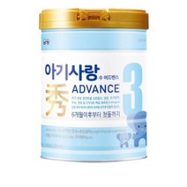 남양유업 아기사랑 수 어드밴스 분유 3단계, 750g, 43개