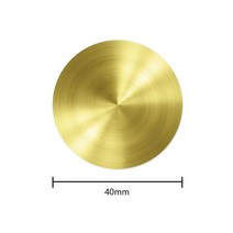 저스트앳 빈 왁스 인감 화재 옻칠 구리 머리 라운드 심장 모양 씰링 우표 Scrapbooking 초대장 인사말 카드, [05] Round 40MM