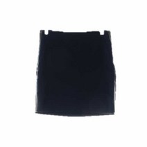 산드로 네이비 무지 폴리 가죽배색미니스커트 여자 M [27]