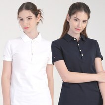 [LIVE] 타미힐피거 클래식핏 여성 PK 반팔 티셔츠 T4534 택1