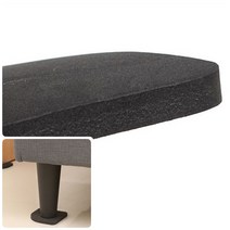 방진매트 층간소음완충재 방진고무판 4P 진동방지 패드, 4개