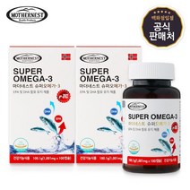 마더네스트 슈퍼오메가3 rTG 알티지 100캡슐 2박스 6개월분, 단품/