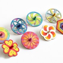 나무 팽이만들기 추석놀이 만들기장난감, 네잎클로버