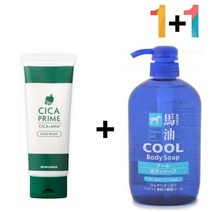 시카 클렌징 폼 개기름 쌀겨 팩 CICA 병풀잎수 얼굴 살리실산 세안제 바하 약산성, 시카프라임폼1개, 라벤더스크럽1개
