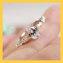 모이사나이트반지 심플 럭셔리명품반지 프로포즈 기념일선물