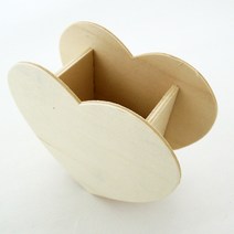 나무 연필꽂이 하트