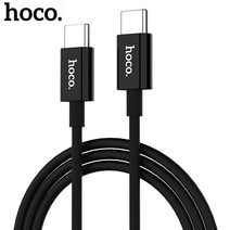 제이앤몰 hoco C타입 3A C to 양방향 퀵차지 고속 충전 PD충전 케이블 1M JNHKR, hoco 3A C to C 충전 케이블(화이트_1M)