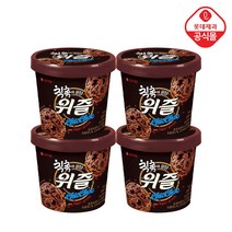 [롯데] 위즐 660ML 4개 구성(바닐라피칸/커피초코퍼지/칙촉), 칙촉*4개