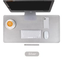 키보드 키스킨 커버 대형 사무실 책상 보호 매트 PU 가죽 방수 마우스 패드 데스크탑 데스크 게임용 PC 액세서리, 20.Silver car line - 25x21 cm