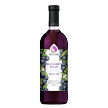 포모나 블루베리 시럽 1000ml 6개(1박스), 단품