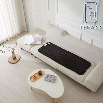 더안 전기방석, 논슬립블랙(일체형), 3인용(50x140)