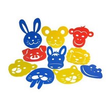 일음쇼핑^^*mDiome 자이언트 마스크 스텐실 스탠 티셔츠리폼 만들기 츠만들기 모양찍기 꾸미기 츠채색 찍기놀이 물감 미술일medi^*^, ab*^^선택없는