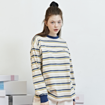 샐러드볼즈 SIGNATURE STRIPE LS T-SHIRT PINK