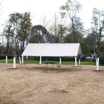 대형 천막 행사장 그늘막 이동식 캐노피 창고 주차장, 그린 3x4m (윈드로프8 고정핀8개)