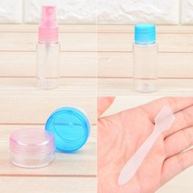 5p 여행용 샴푸 바디워시 미니 공병 세트 커버쿠션 수제화장품 메이크업공방 쿠선만들기