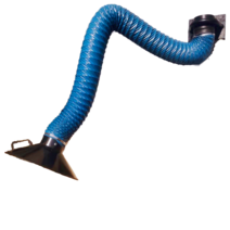 접이식 국소 배기 장치 암 자바라 후드 정화기 흡입, 벽걸이 2m(200mm)