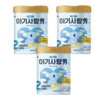 리뉴얼 아기사랑수 어드밴스 분유 2단계 x 3캔