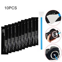 10Pcs 센서 청소 키트 클리너 면봉 울트라 디지털 카메라의 CCD 또는 CMOS 센서 전체 프레임 APS-C 센서, 24mm, One Size