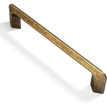 Goo-Ki 침실 주방 빈티지 황동 캐비닛 핸들 1개, 1013GT-160, 160mm