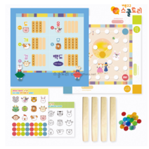 [스쿨토리] [가족놀이] 동물 띠 윷놀이 판 - 세트구성