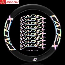 로드바이크 카본 휠데칼 케이덱스 데칼 cadex, 42C 서클레이스 홀로그램 칠색, 1개