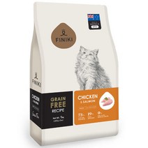 FINIKI 유기농 피니키 고양이사료 그레인프리, 치킨&연어, 6kg
