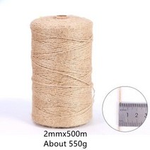 마닐라로프 줄다리기줄 굵은밧줄 단체줄넘기 안전 민속놀이 자일 선박 밧줄 황마 코드 꼬기 로프 수제 diy 재료 로프 유치원 환경 묶음 복고풍 대마 코드, 2mmx500m