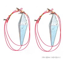 [케이피싱] 다용도2단 원투채비 장어 우럭 광어 농어, 봉돌 25호