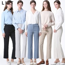 리스트 리스트 안나 슬릿 세미 부츠컷 팬츠