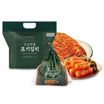 피코크 조선호텔 포기김치4kg+총각김치1.5kg, 없음