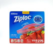 지퍼락 지퍼백 냉장용 중형 275매 이지 오픈탭 코스트코, 중(M)