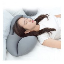 빨아쓰는 마이크로 에어볼 꿀잠배게 마약배게, 그레이(선물용 포장)