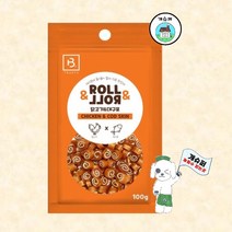 브리더랩 치킨롤 100g 롤롤간식 강아지간식, 단품