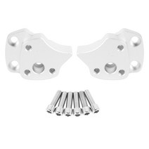 오토바이 램프 후드 외장 부품 야마하 FJR1300 FJR 1300 2001-2005 실버 핸들 바 라이저 액세서리 25mm, 은