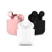 IX2 TOUCH 무선 이어폰 블루투스5.0 핸즈프리 자동페어링 배터리표시기능 갤럭시 아이폰 호환, 블랙+사은품