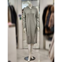 캐리스노트 후드넥 홀가먼트 울 캐시 롱 니트원피스 CN1WKOA01