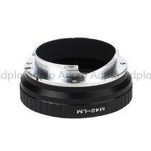 Pixco 렌즈 어댑터 m42 나사 용 leica m lm 마운트 링 m9 m8 m7 m6 m5 m3, 한개옵션0