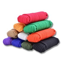갈렙등반 4-10mm 나일론 로프 다용도 캠핑 밧줄 10-200M, 4mm, 10m, 화이트