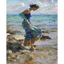 그림 그리기 GTYZTORY 프레임 여성 Diy 그림 번호 키트로 아크릴 캔버스 페인트 Hndpinted 유화 홈 인테리, 09 957_09 60x75cm diy frame