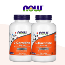 나우푸드 L 카르티닌 카르니틴 1000mg 100정 x2개