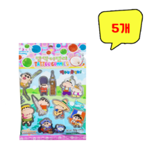 짱구 판박이젤리 (코인모양) 50g, 5개
