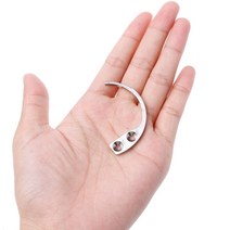 도난 방지택 제거 제거기 네일 리무버 도구 스테인레스 스틸 분리기 후크 키 보안 태그, 없음