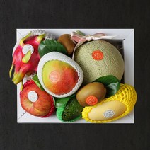 [햇땅] 명품 과일종합선물세트 5kg내외 보자기, 단품
